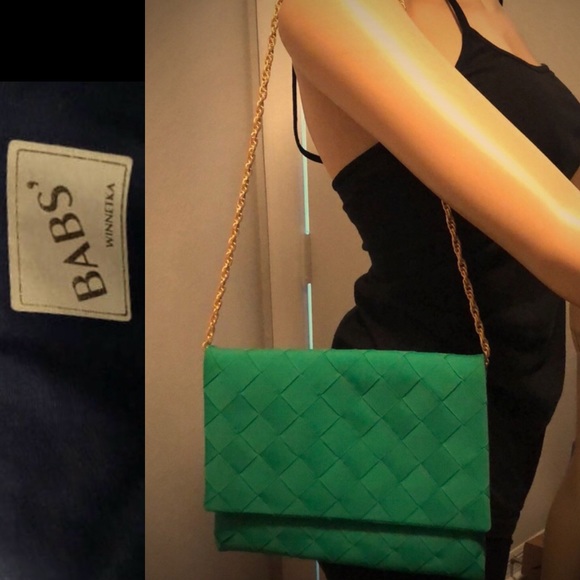 Babs’ of Winnetka Handbags - Vintage Ribbon Purse 1970s Babs’ of Winnetka